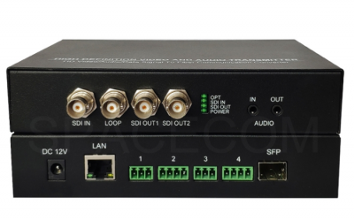 SPACECOM SDI光端機 2路3GSDI+2路3.5音頻