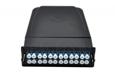 SPACECOM MPO-LC 24芯40G單模萬兆高密度箱模塊盒